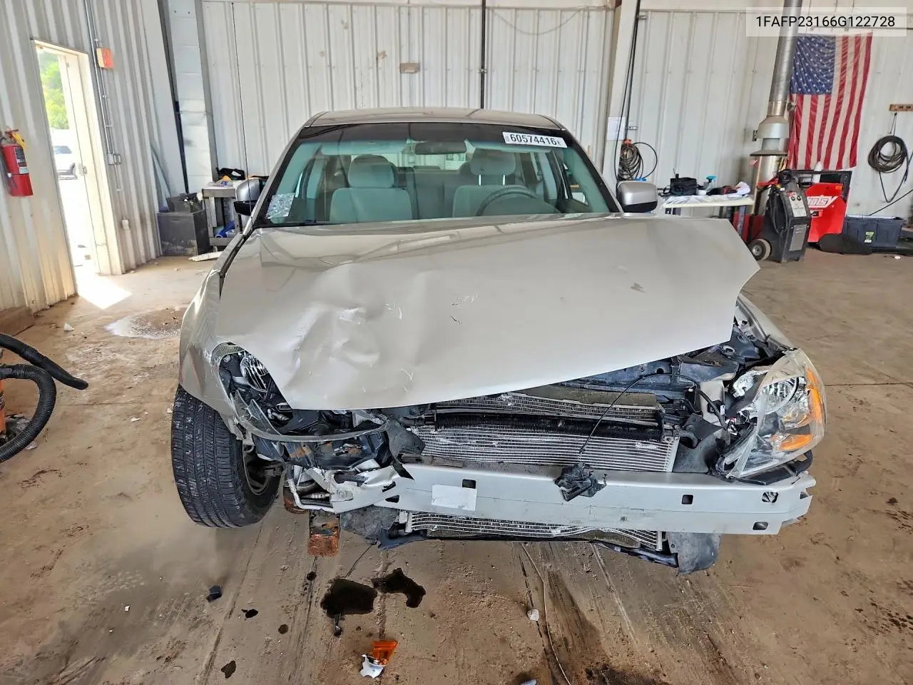 2006 Ford Five Hundred Se VIN: 1FAFP23166G122728 Lot: 60574416