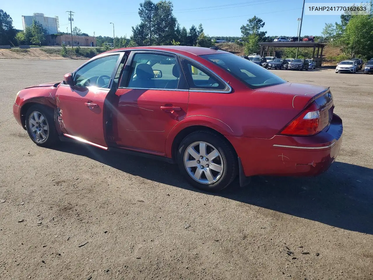 2007 Ford Five Hundred Sel VIN: 1FAHP24177G162633 Lot: 52906276