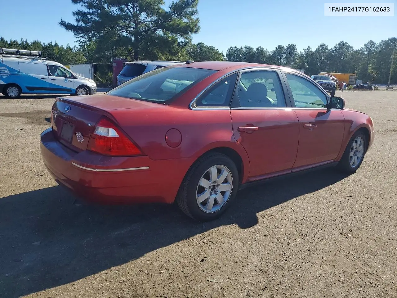 2007 Ford Five Hundred Sel VIN: 1FAHP24177G162633 Lot: 52906276