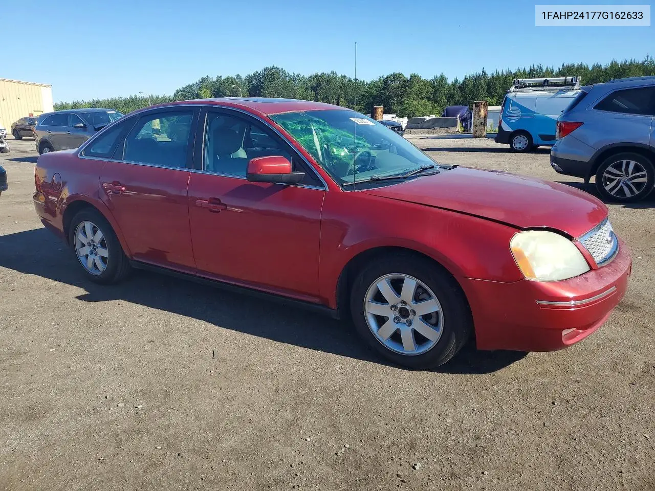 2007 Ford Five Hundred Sel VIN: 1FAHP24177G162633 Lot: 52906276