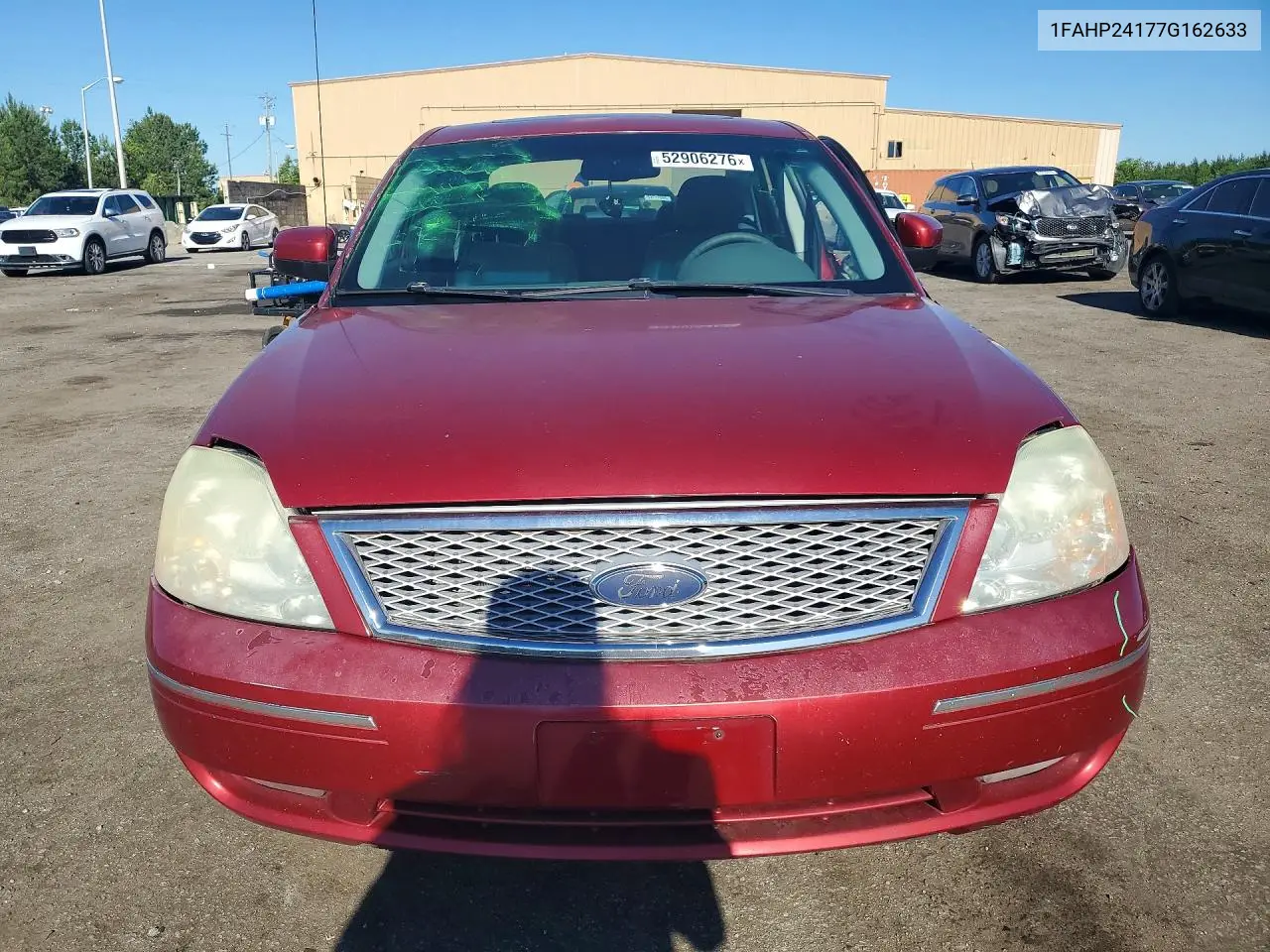2007 Ford Five Hundred Sel VIN: 1FAHP24177G162633 Lot: 52906276