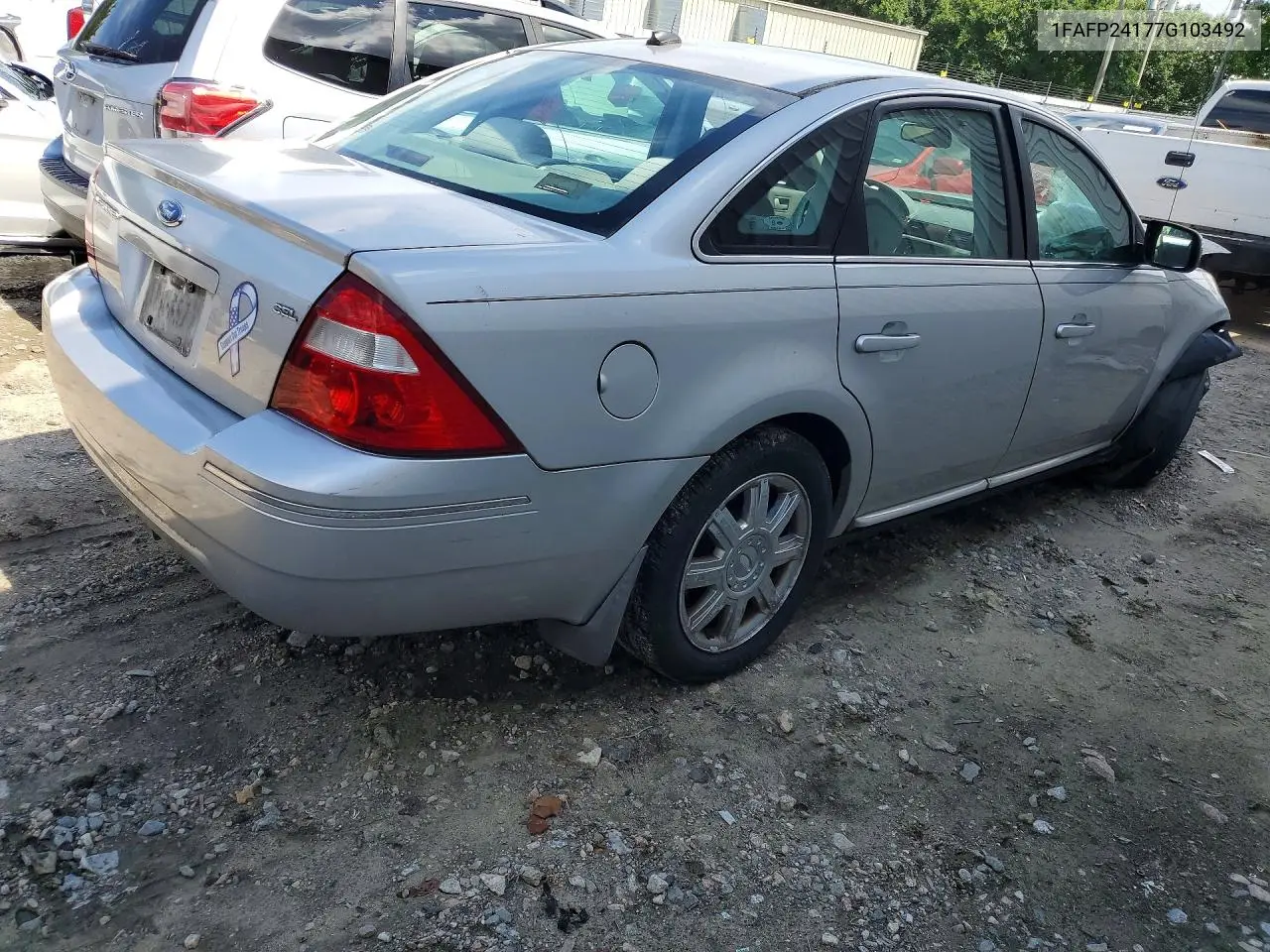2007 Ford Five Hundred Sel VIN: 1FAFP24177G103492 Lot: 58447726
