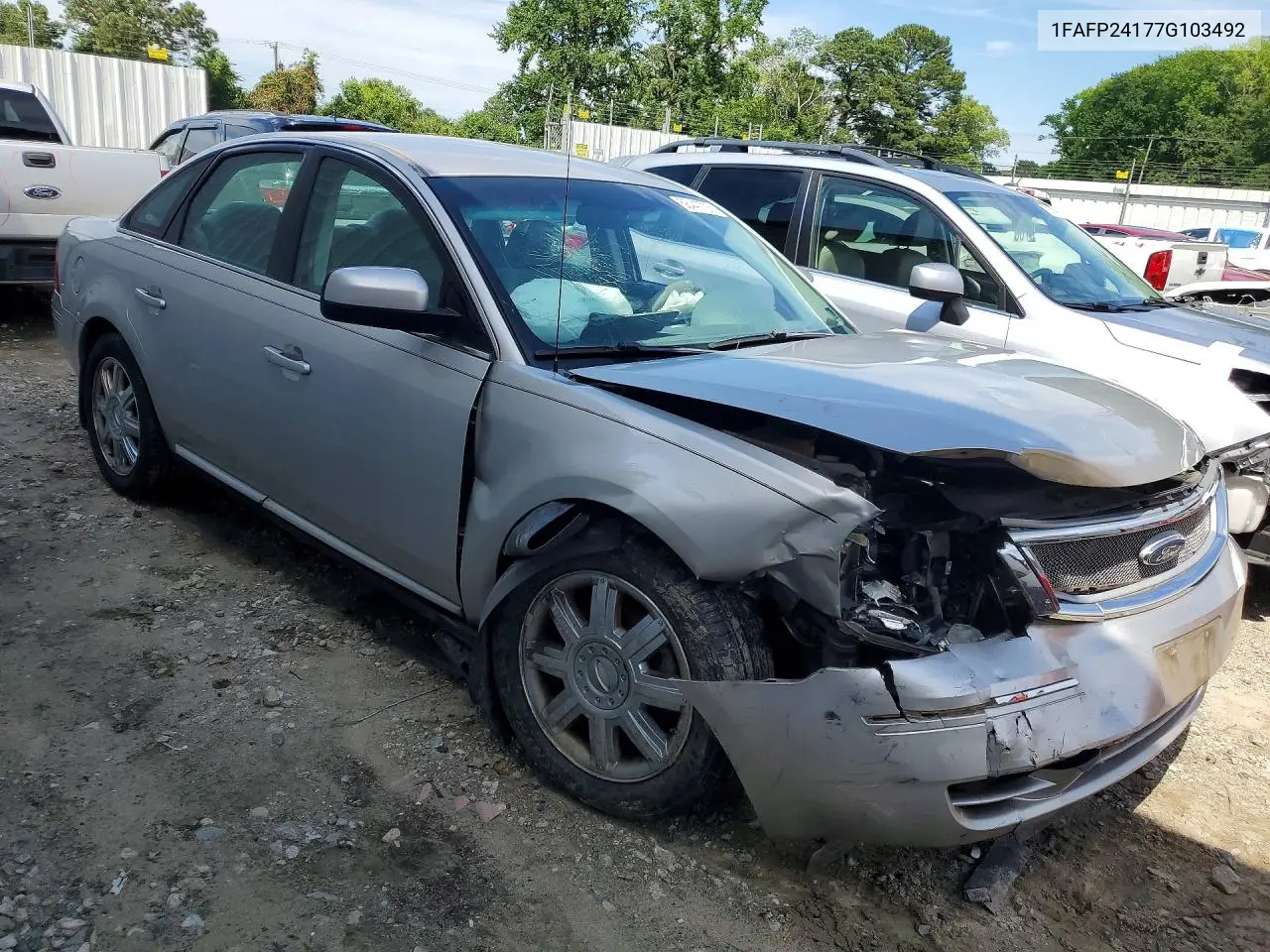 2007 Ford Five Hundred Sel VIN: 1FAFP24177G103492 Lot: 58447726