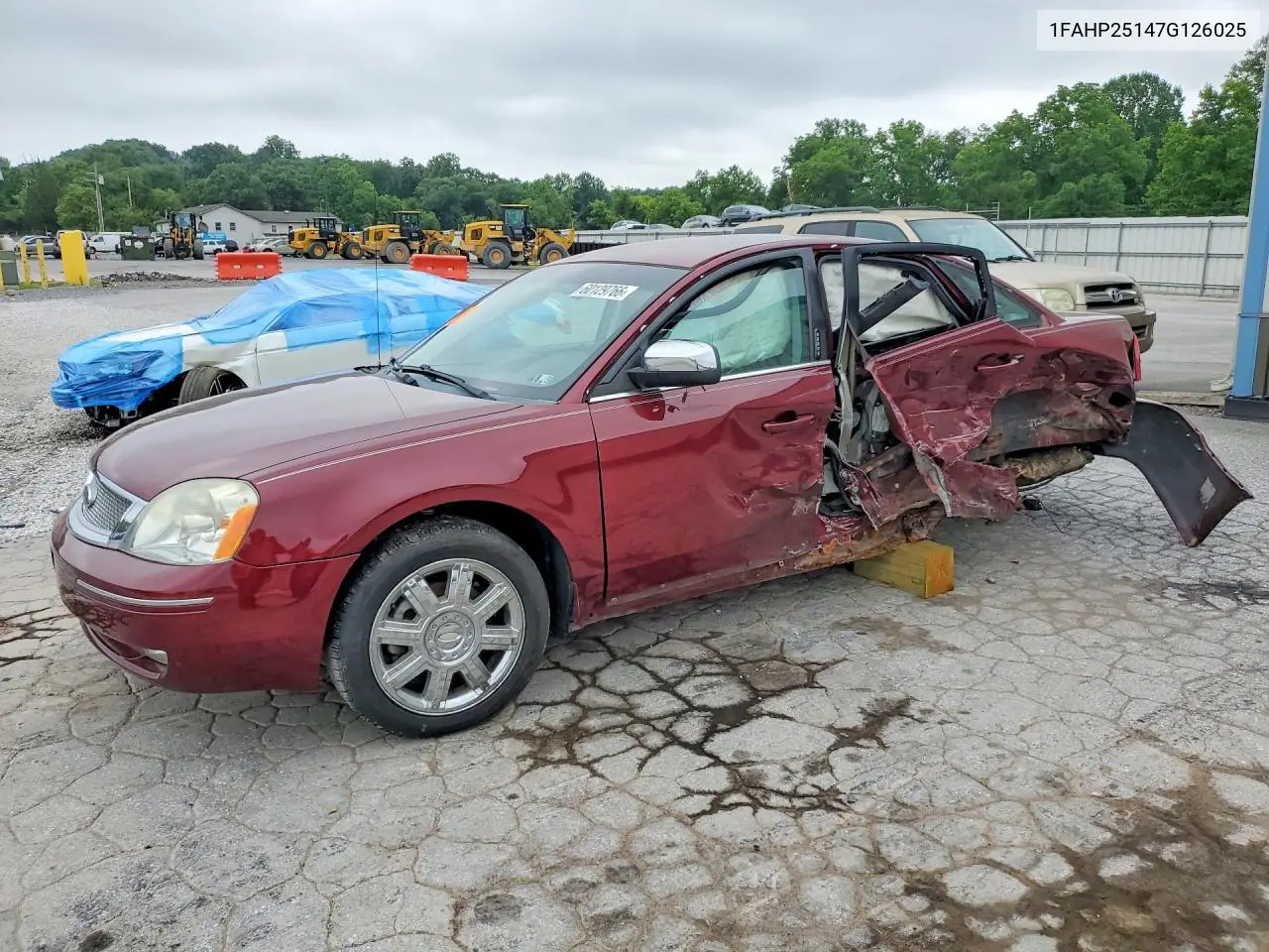 2007 Ford Five Hundred Limited VIN: 1FAHP25147G126025 Lot: 60129766