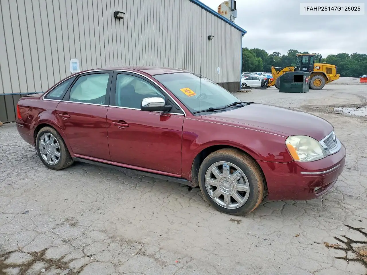 2007 Ford Five Hundred Limited VIN: 1FAHP25147G126025 Lot: 60129766
