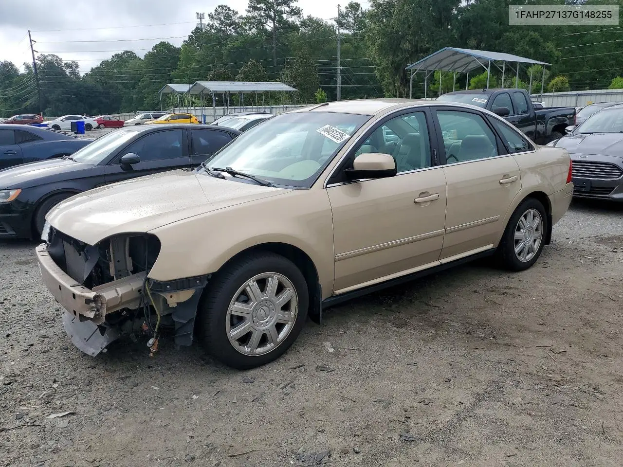 2007 Ford Five Hundred Sel VIN: 1FAHP27137G148255 Lot: 60451226