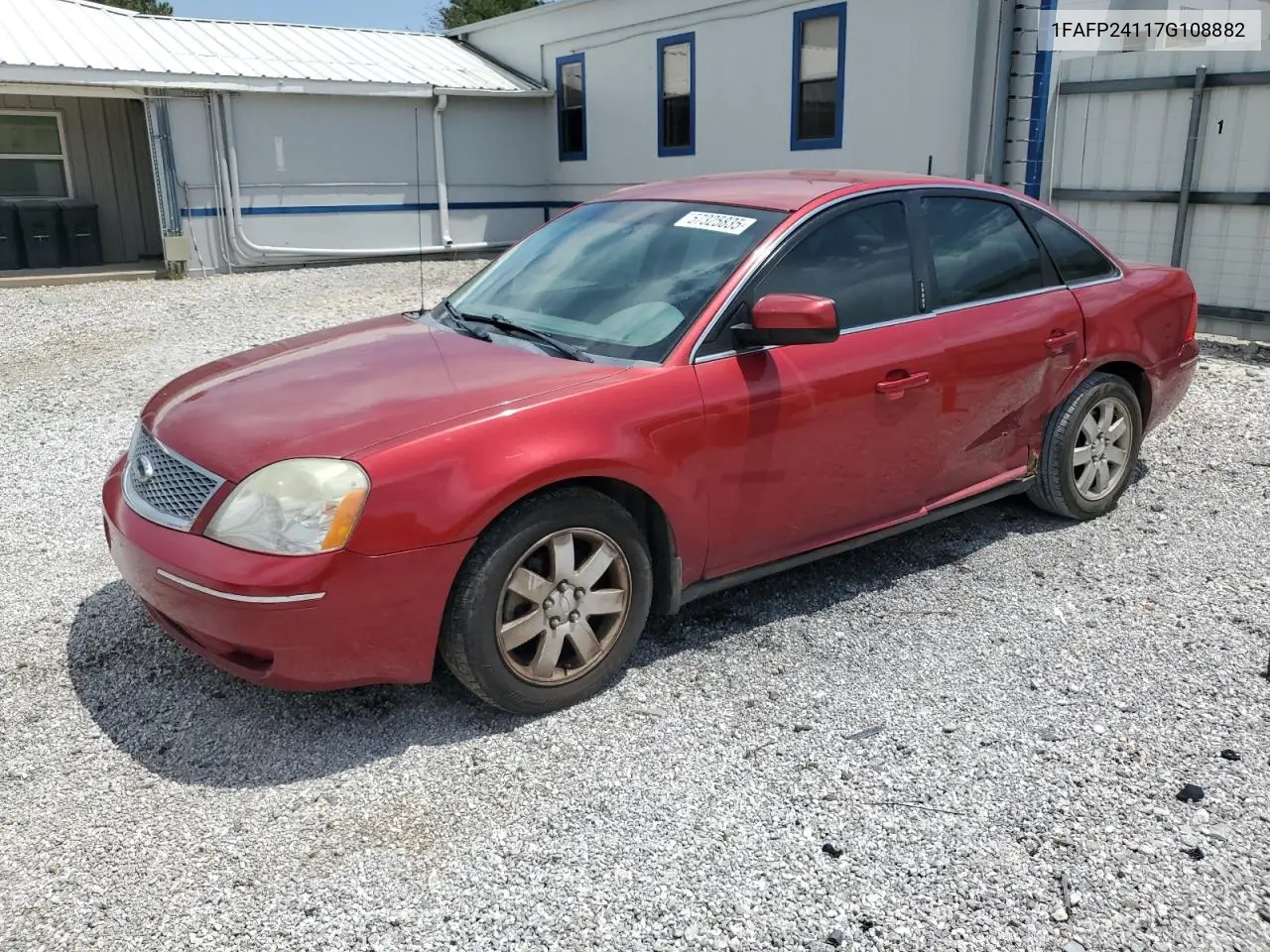 2007 Ford Five Hundred Sel VIN: 1FAFP24117G108882 Lot: 65467215