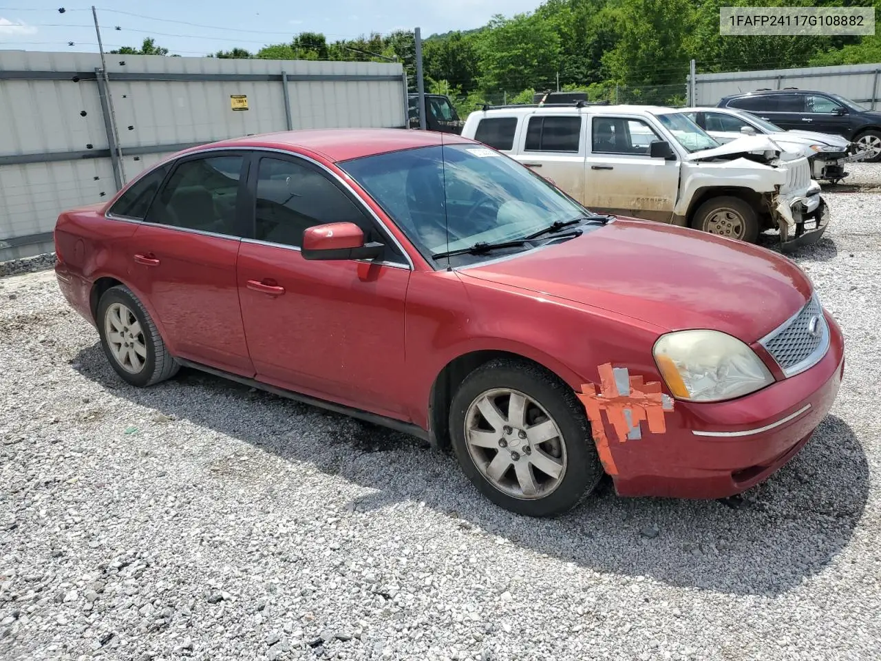 2007 Ford Five Hundred Sel VIN: 1FAFP24117G108882 Lot: 65467215