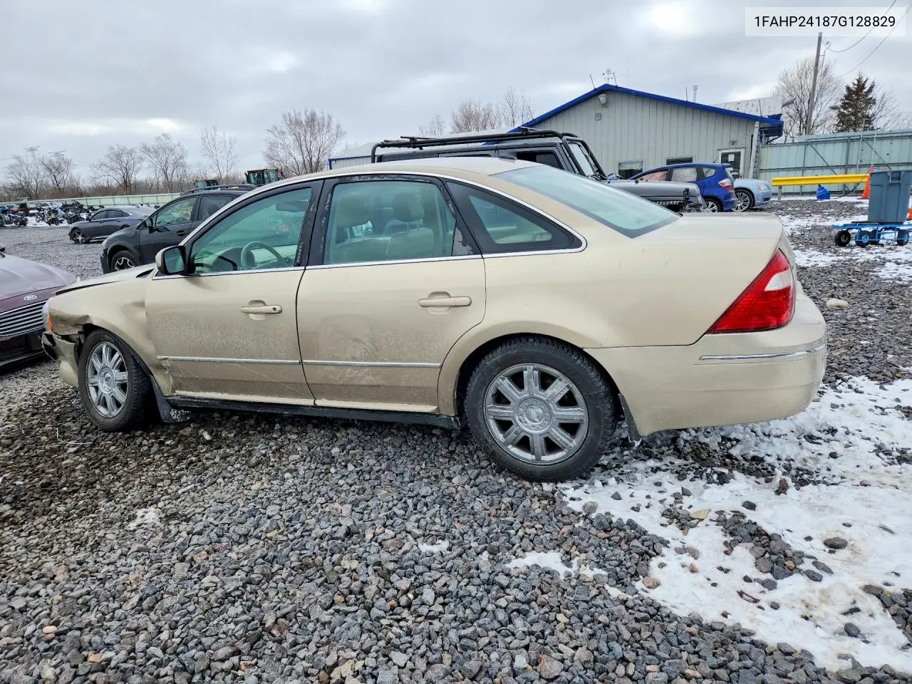 2007 Ford Five Hundred Sel VIN: 1FAHP24187G128829 Lot: 75678635