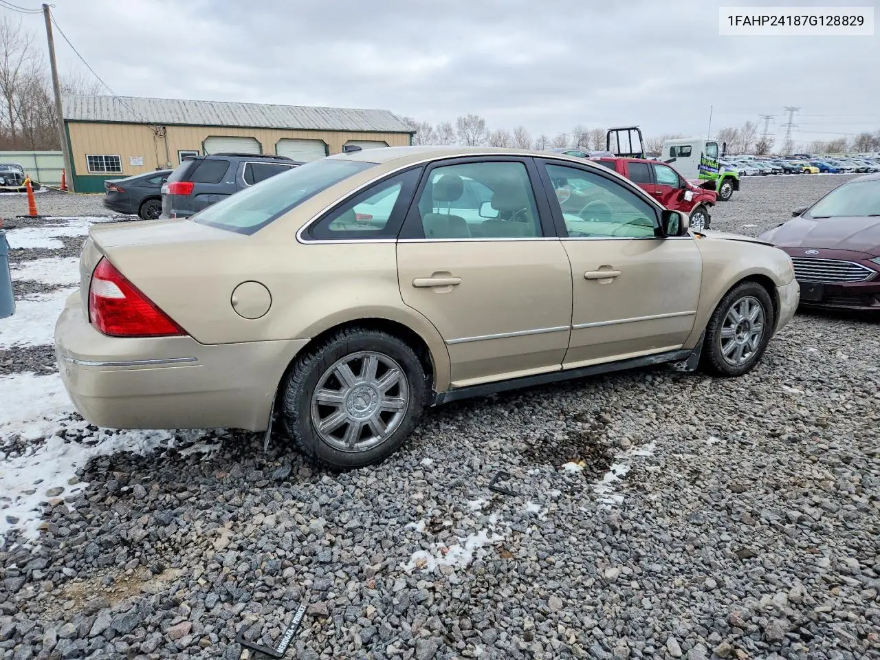 2007 Ford Five Hundred Sel VIN: 1FAHP24187G128829 Lot: 75678635
