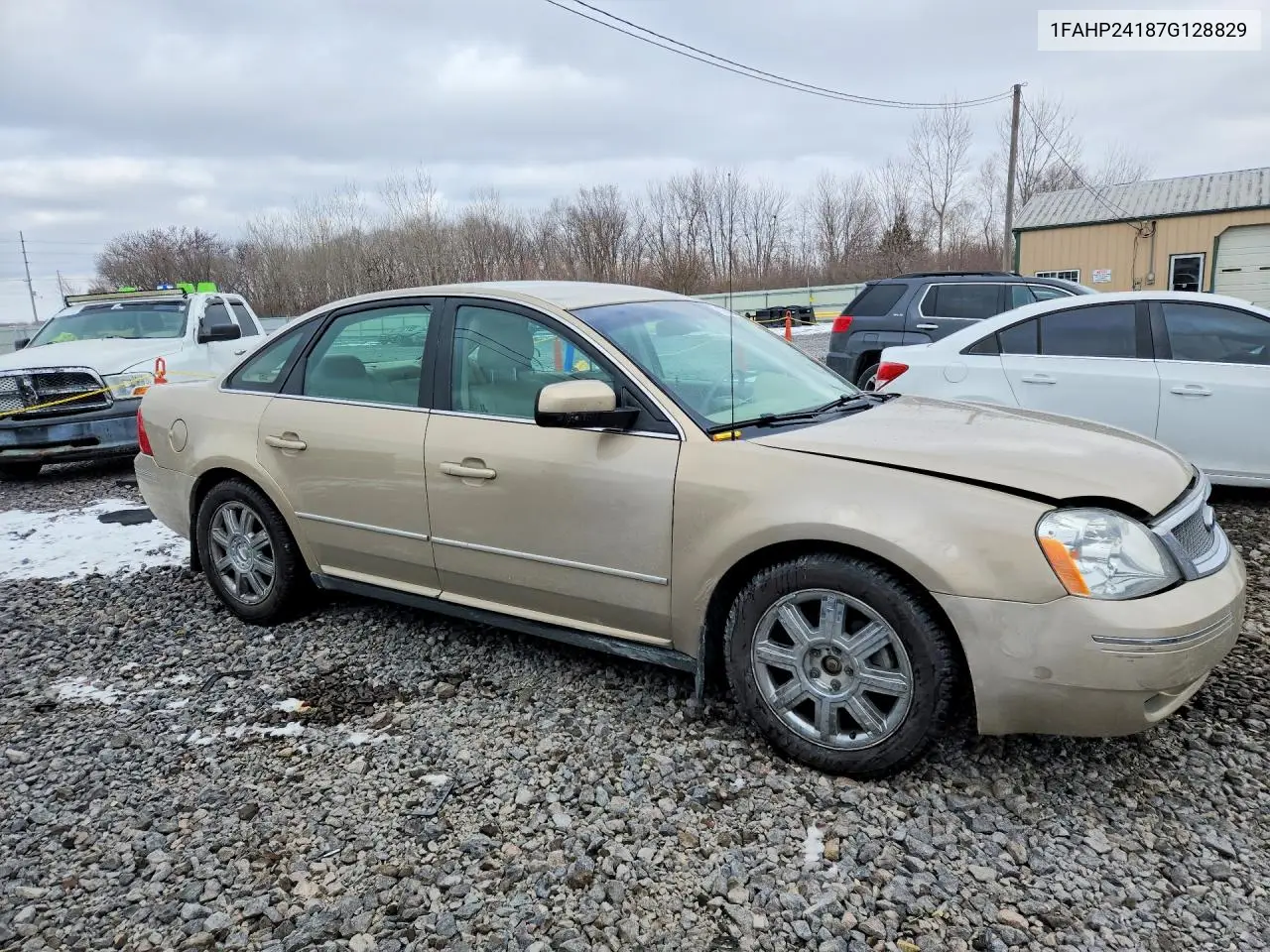 2007 Ford Five Hundred Sel VIN: 1FAHP24187G128829 Lot: 75678635