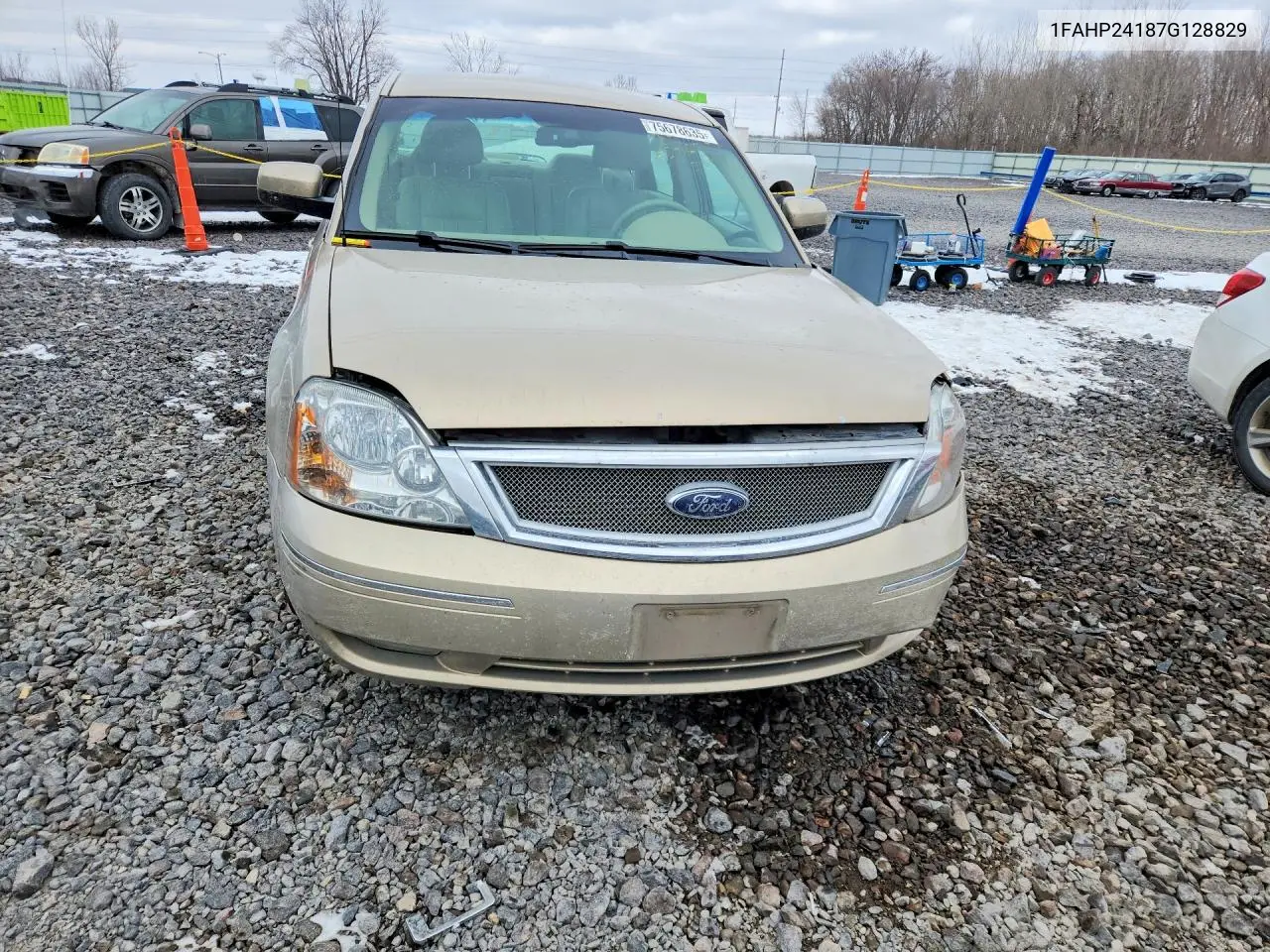 2007 Ford Five Hundred Sel VIN: 1FAHP24187G128829 Lot: 75678635