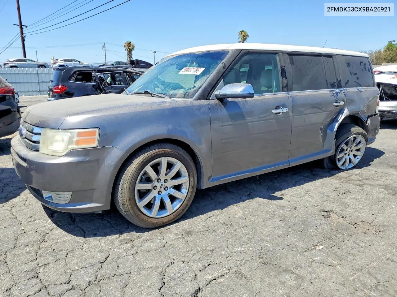2009 Ford Flex Limited VIN: 2FMDK53CX9BA26921 Lot: 59907186