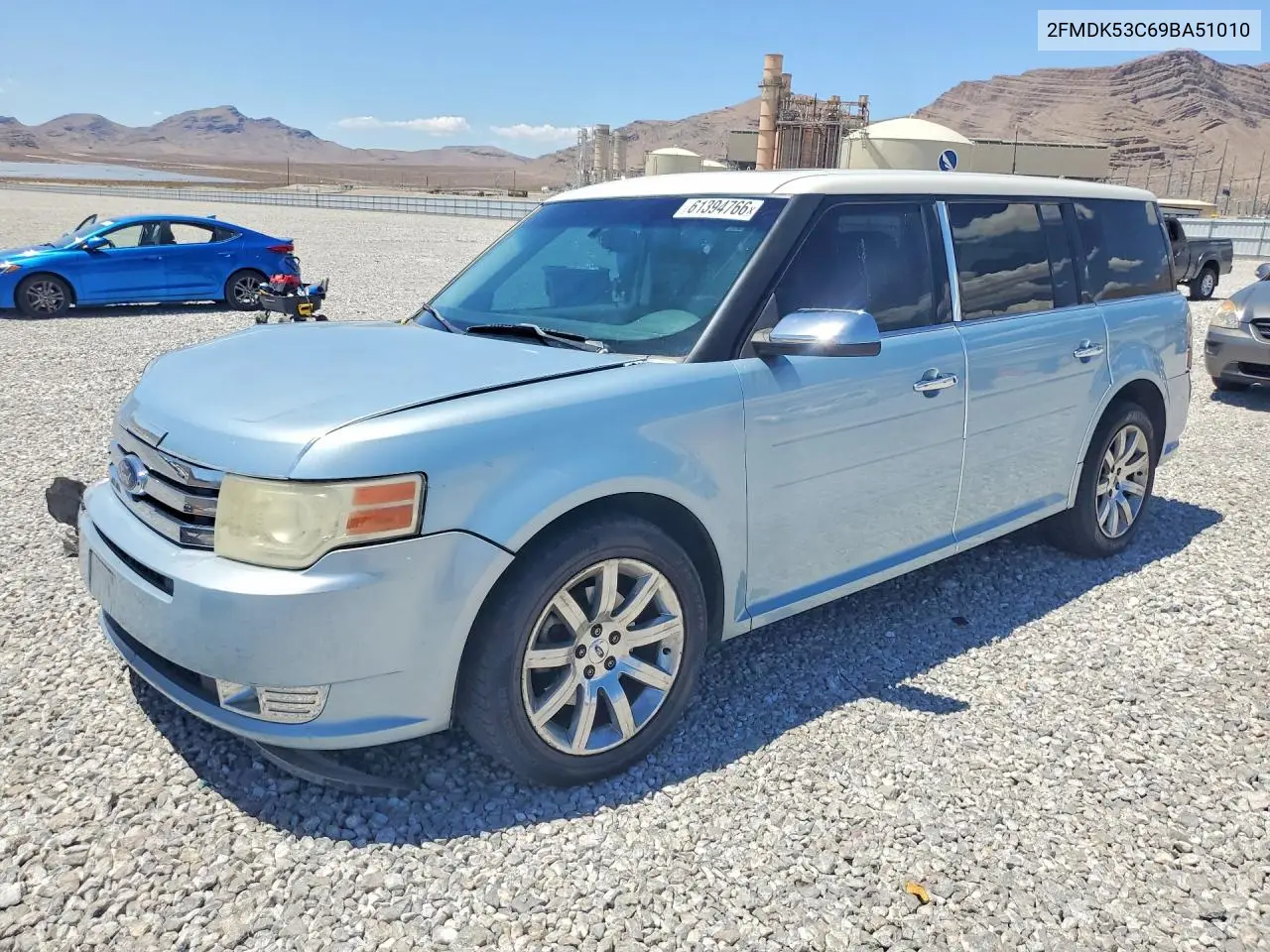 2009 Ford Flex Limited VIN: 2FMDK53C69BA51010 Lot: 61394766