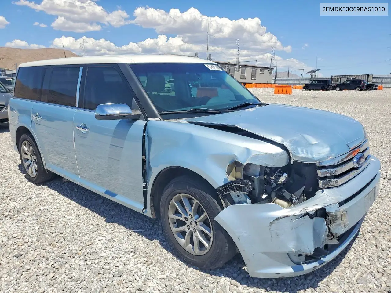 2009 Ford Flex Limited VIN: 2FMDK53C69BA51010 Lot: 61394766