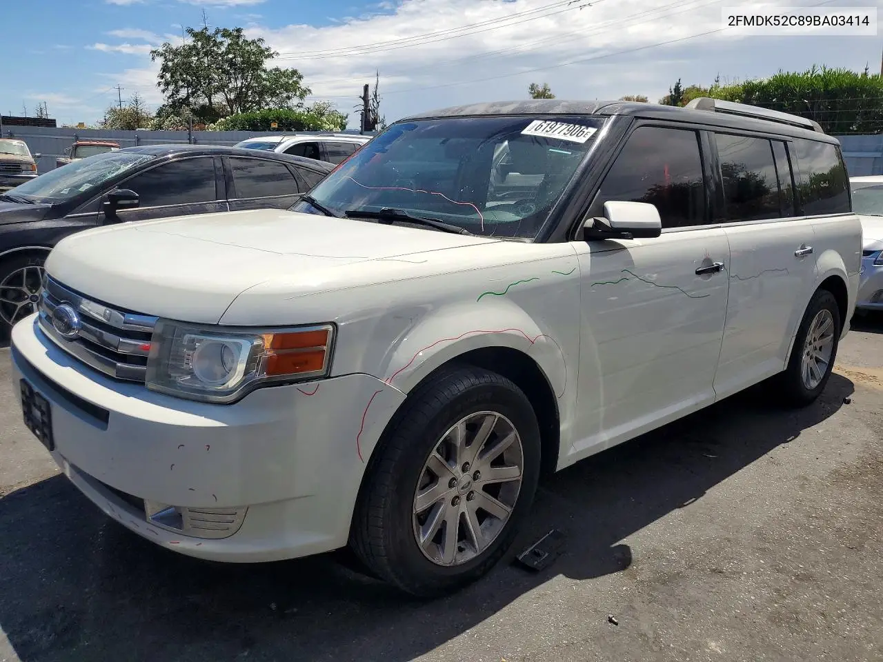 2009 Ford Flex Sel VIN: 2FMDK52C89BA03414 Lot: 61977906
