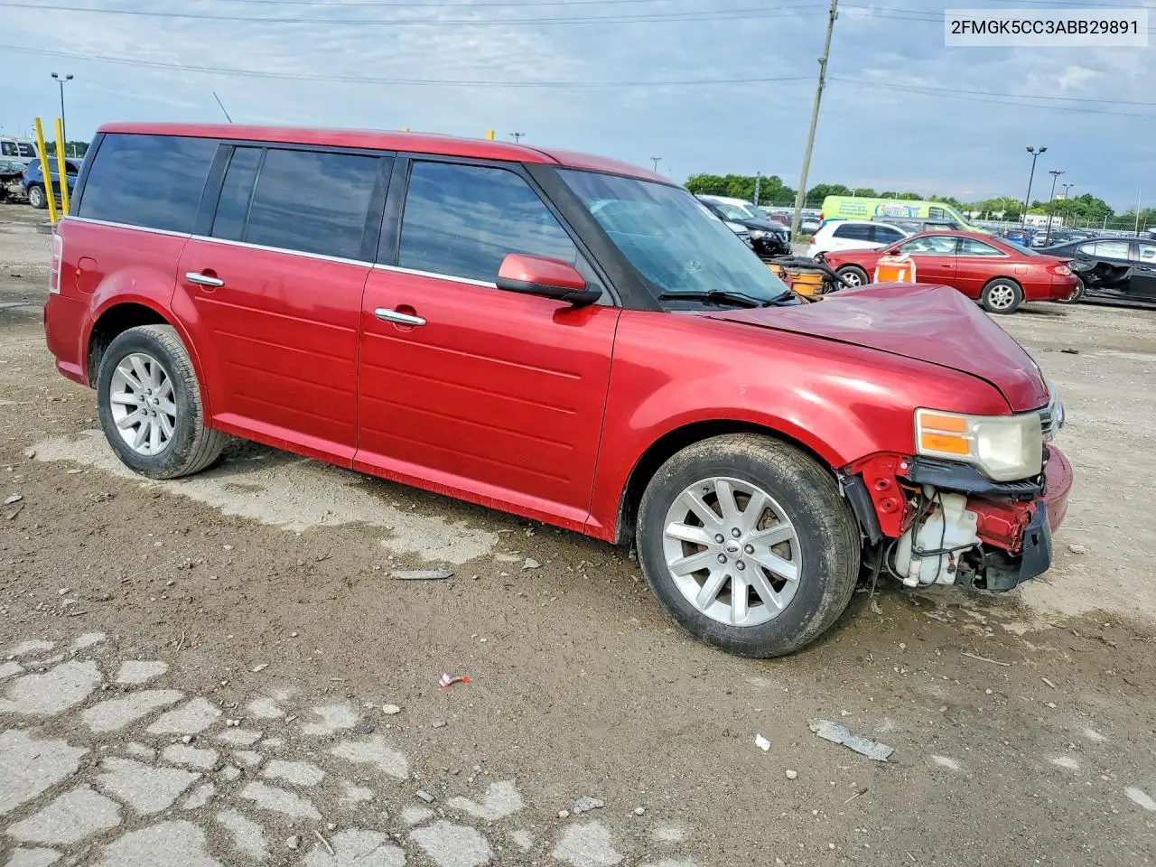 2010 Ford Flex Sel VIN: 2FMGK5CC3ABB29891 Lot: 58518096