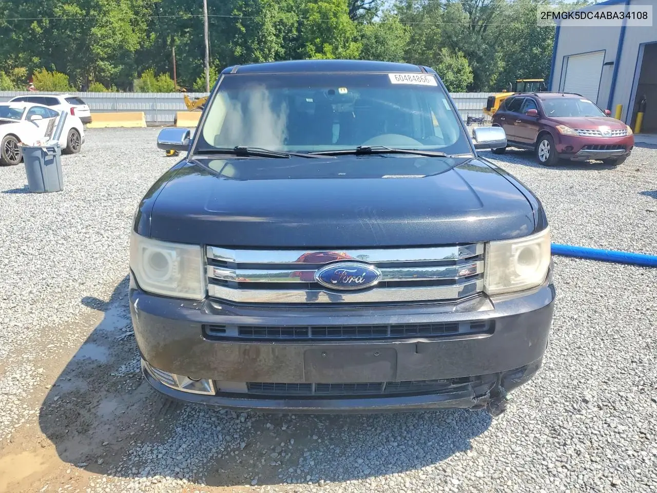 2010 Ford Flex Limited VIN: 2FMGK5DC4ABA34108 Lot: 60484866