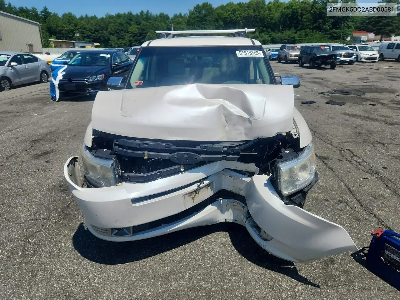 2010 Ford Flex Limited VIN: 2FMGK5DC2ABD00581 Lot: 85616565