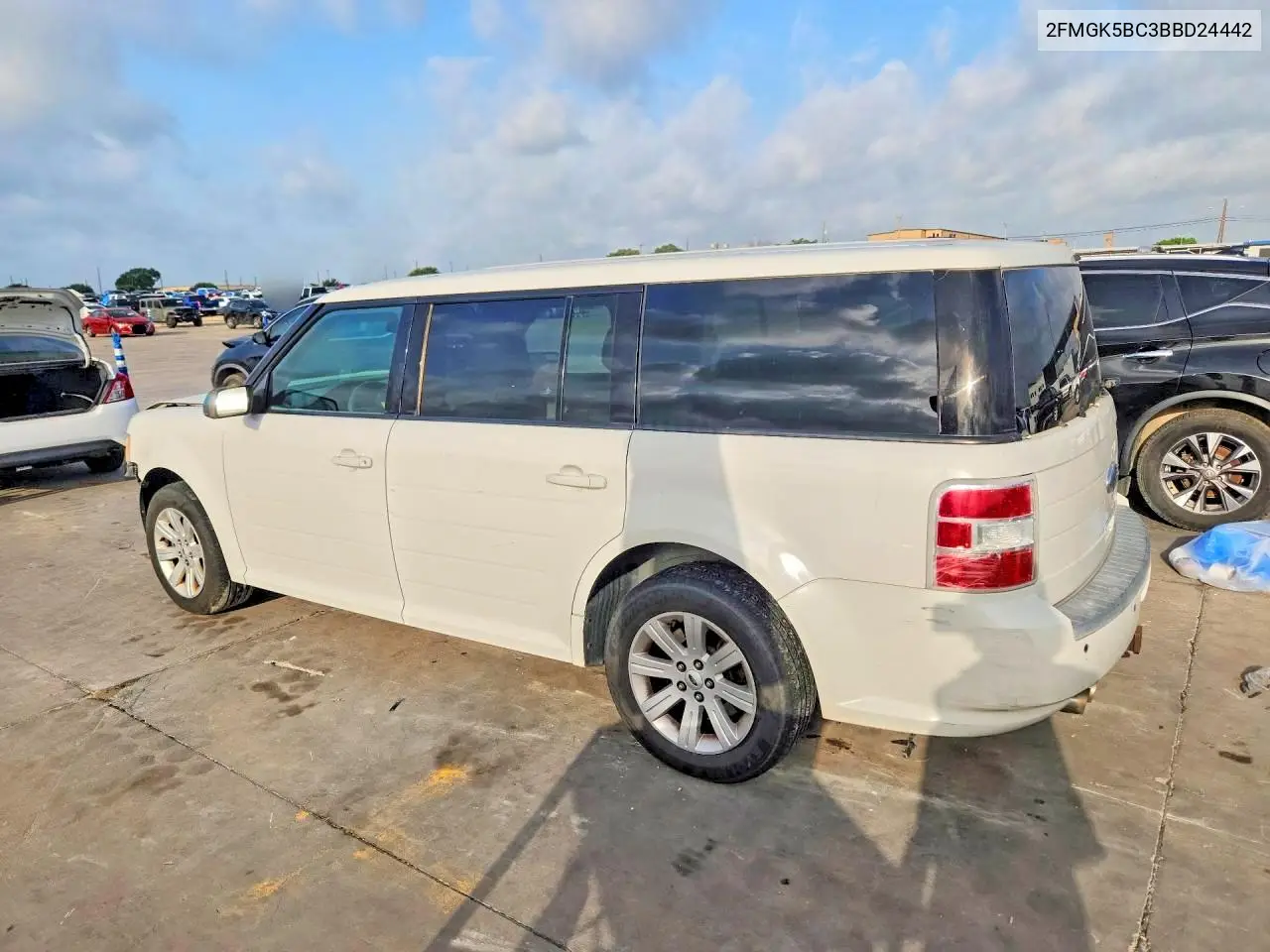 2011 Ford Flex Se VIN: 2FMGK5BC3BBD24442 Lot: 59188886