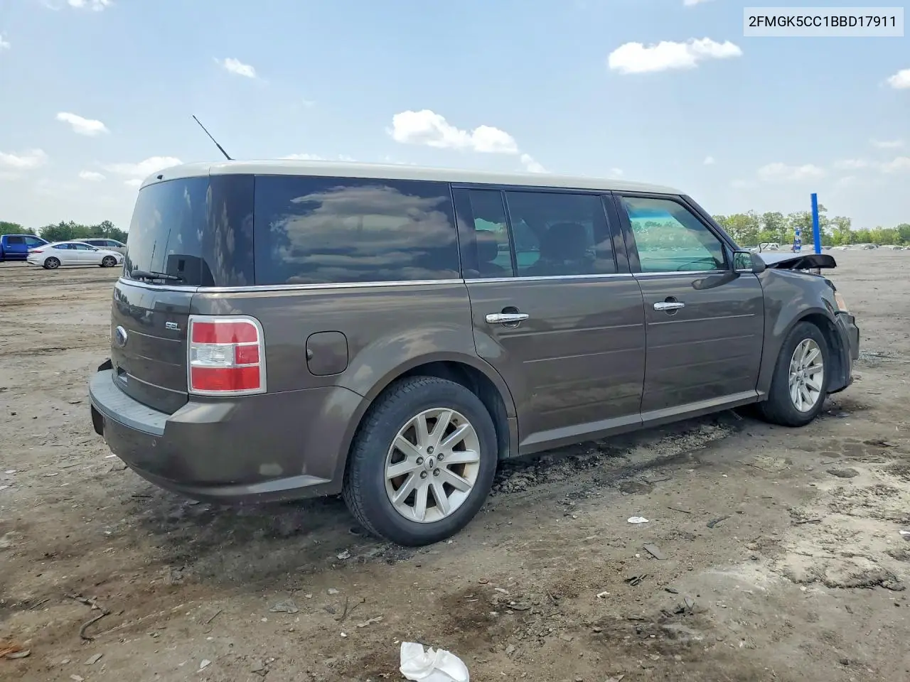 2011 Ford Flex Sel VIN: 2FMGK5CC1BBD17911 Lot: 59795416