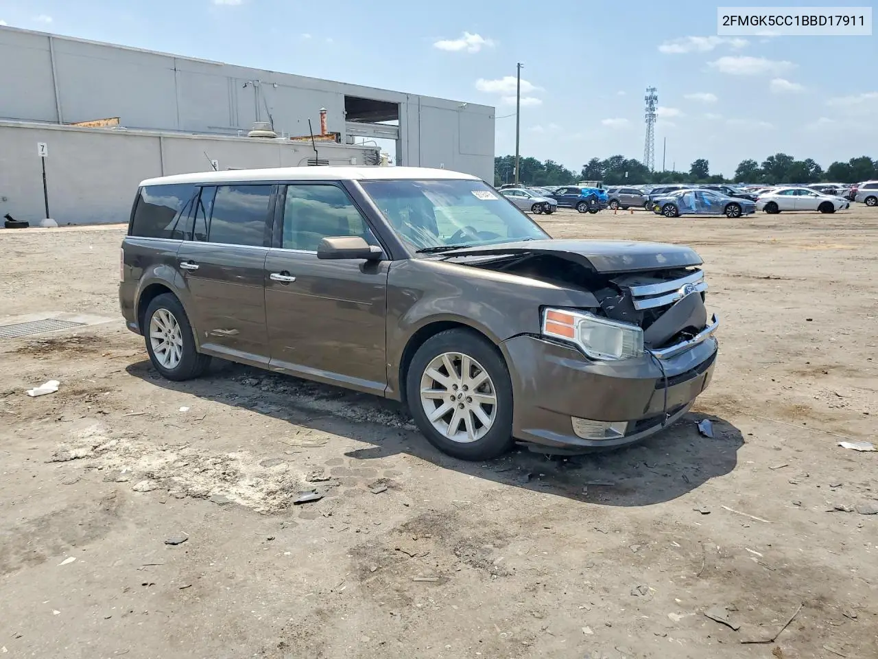 2011 Ford Flex Sel VIN: 2FMGK5CC1BBD17911 Lot: 59795416
