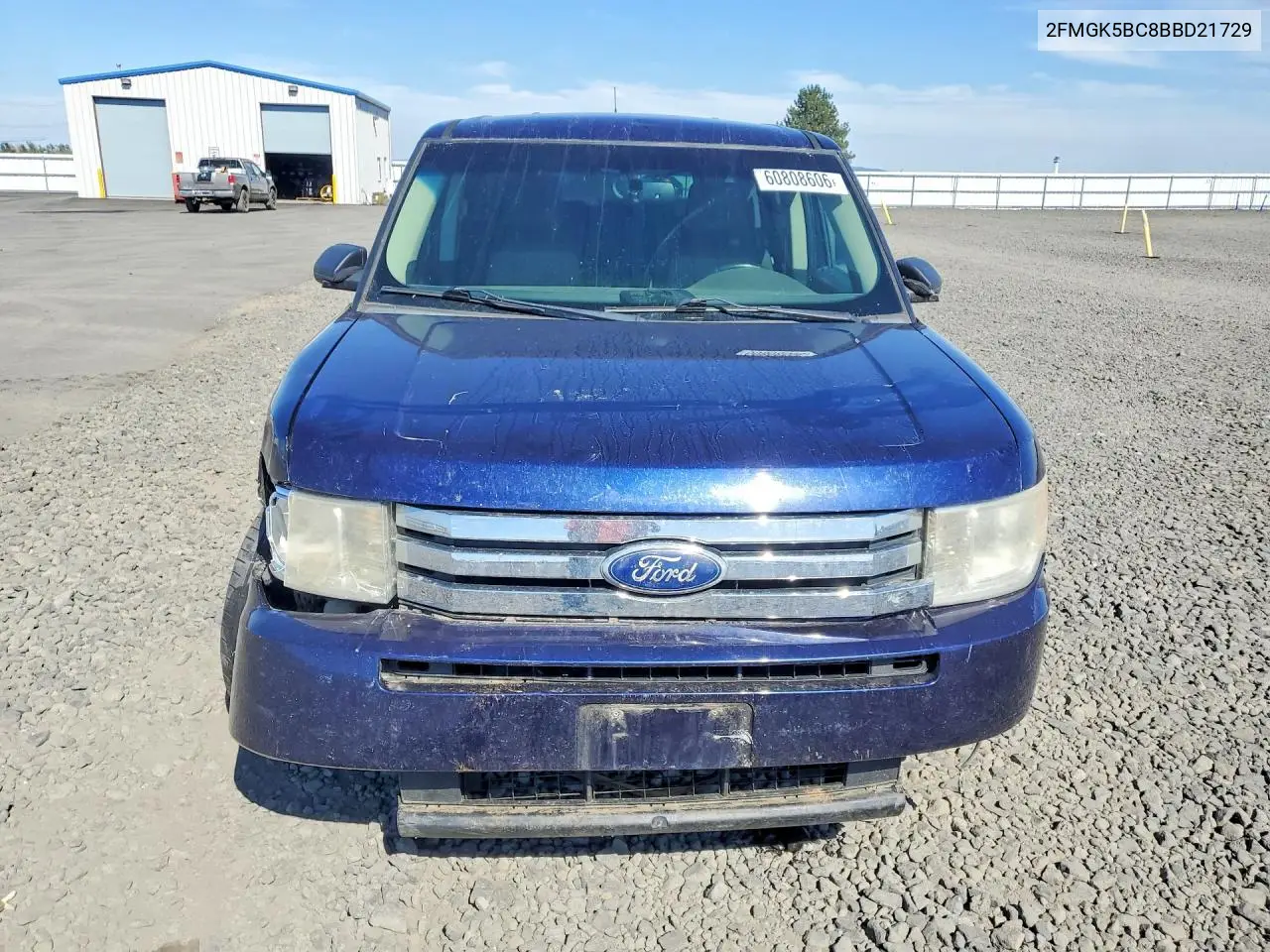 2011 Ford Flex Se VIN: 2FMGK5BC8BBD21729 Lot: 60808606