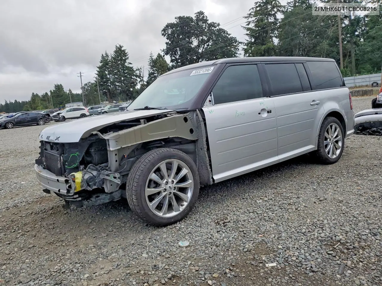 2012 Ford Flex Limited VIN: 2FMHK6DT1CBD08216 Lot: 58321396