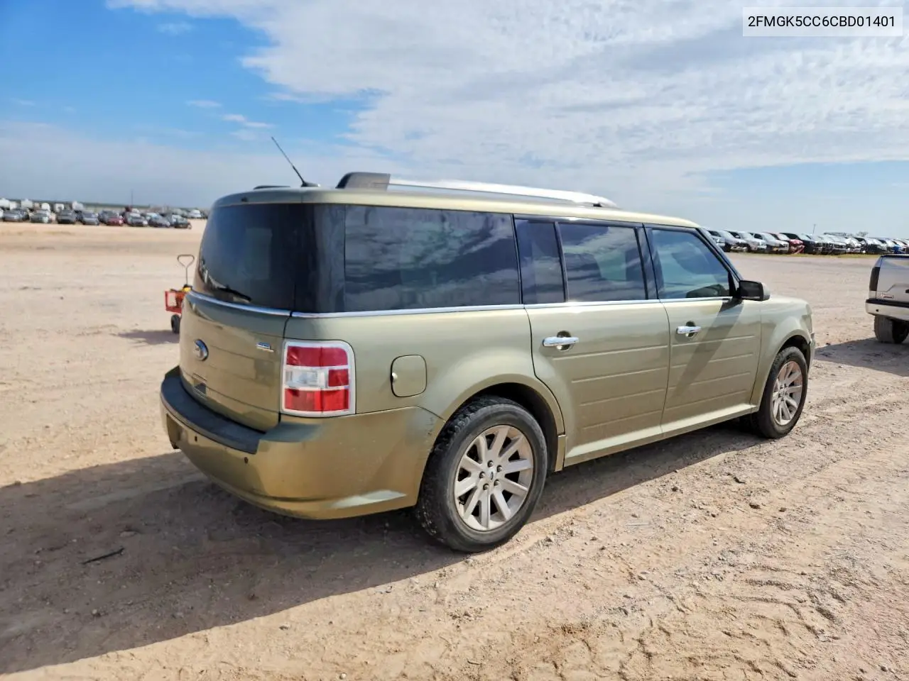 2012 Ford Flex Sel VIN: 2FMGK5CC6CBD01401 Lot: 58749806