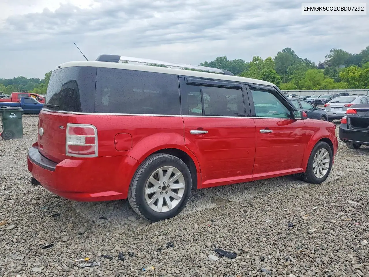 2012 Ford Flex Sel VIN: 2FMGK5CC2CBD07292 Lot: 58989896