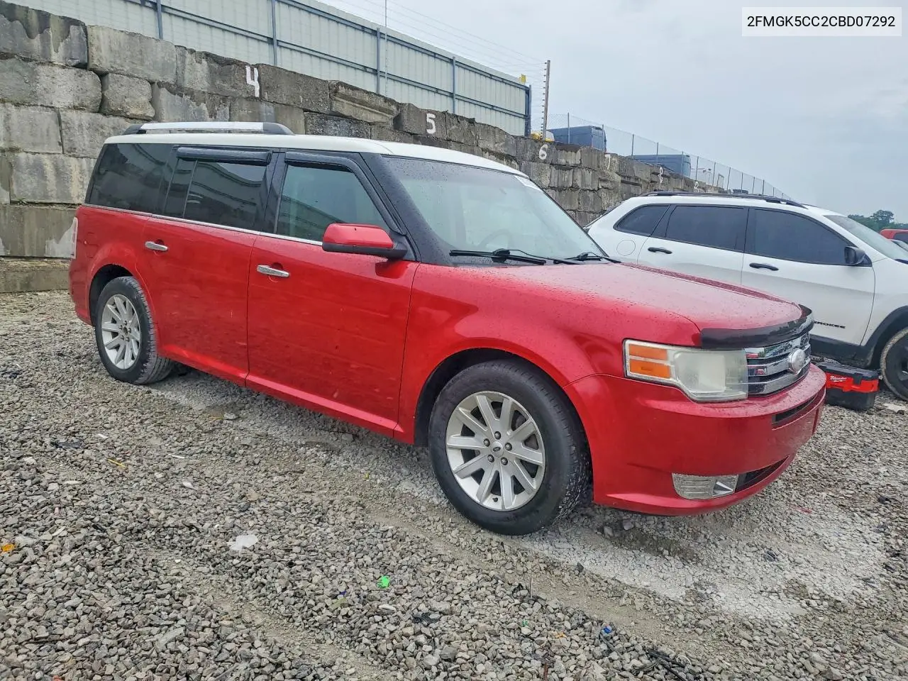 2012 Ford Flex Sel VIN: 2FMGK5CC2CBD07292 Lot: 58989896