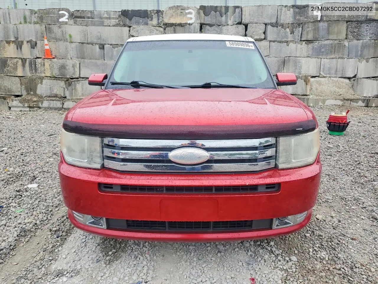 2012 Ford Flex Sel VIN: 2FMGK5CC2CBD07292 Lot: 58989896