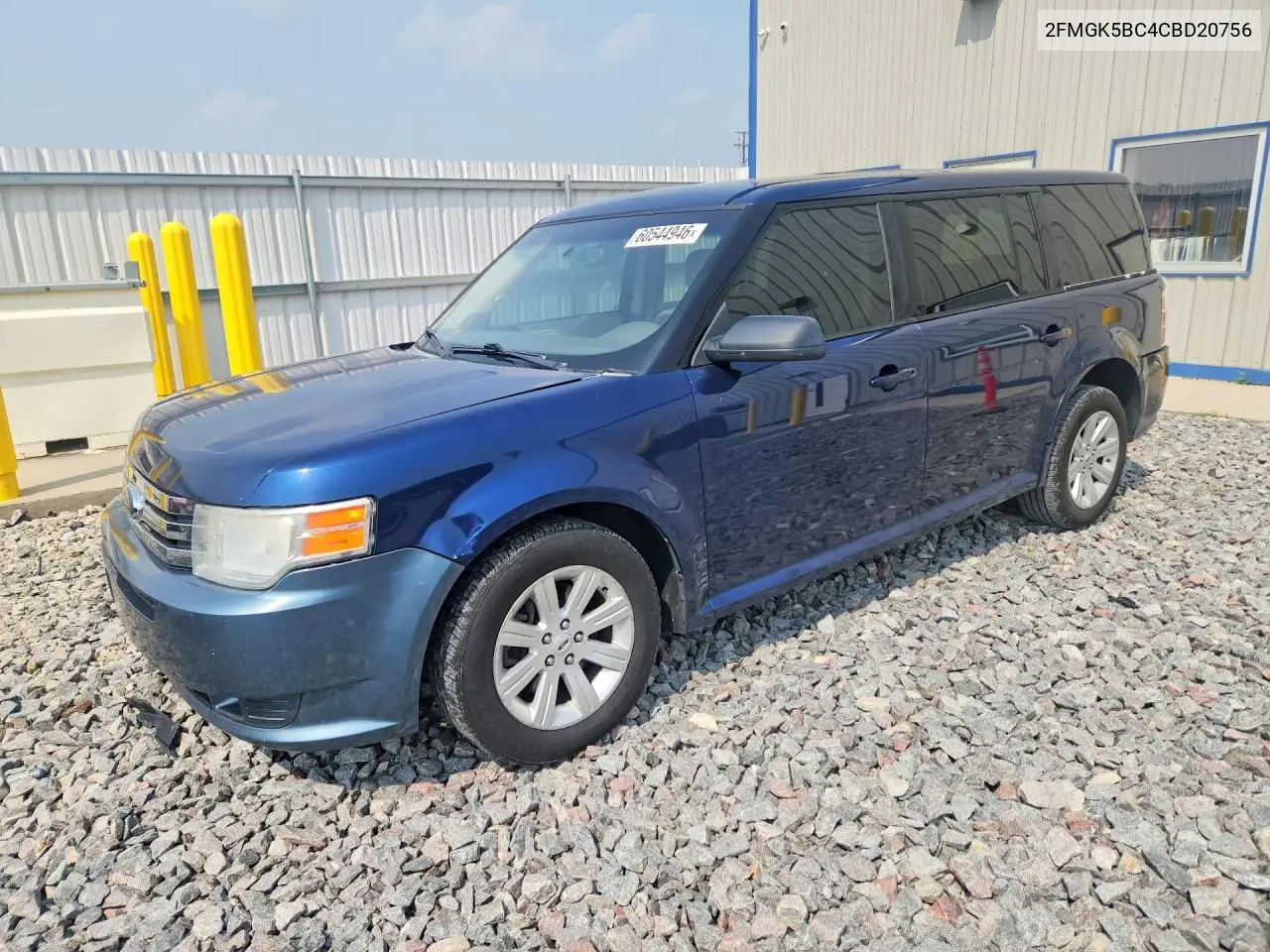 2012 Ford Flex Se VIN: 2FMGK5BC4CBD20756 Lot: 60544946