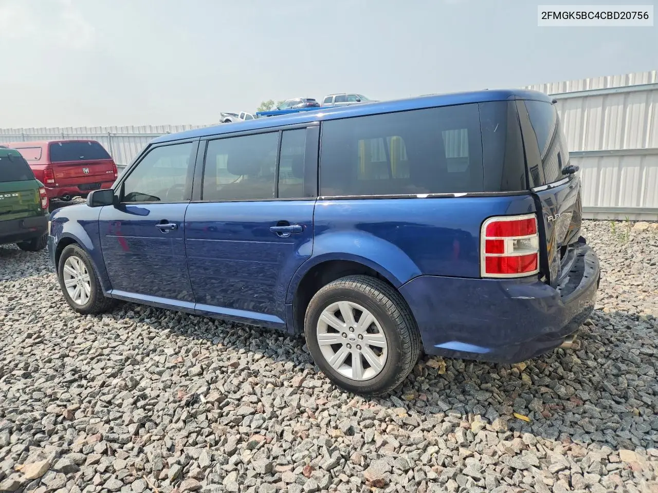 2012 Ford Flex Se VIN: 2FMGK5BC4CBD20756 Lot: 60544946