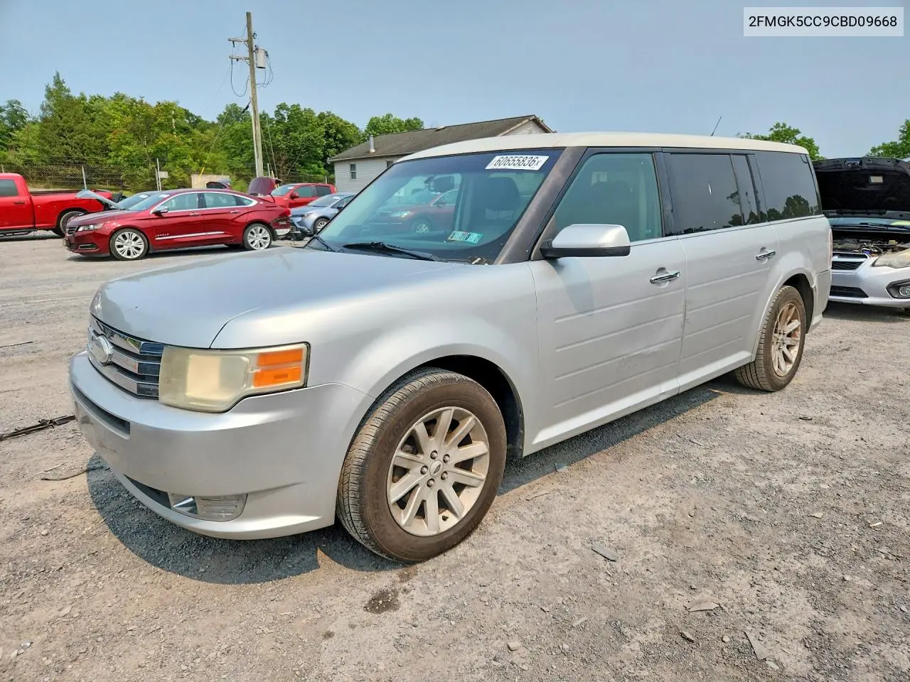 2012 Ford Flex Sel VIN: 2FMGK5CC9CBD09668 Lot: 60655836