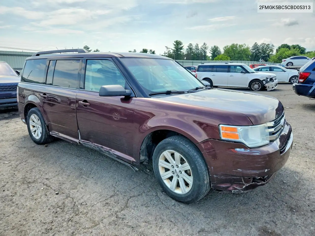 2012 Ford Flex Se VIN: 2FMGK5BC5CBD05313 Lot: 60825786