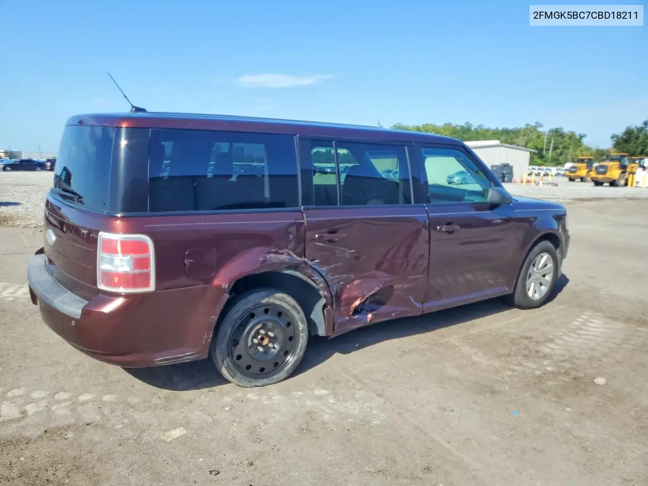 2012 Ford Flex Se VIN: 2FMGK5BC7CBD18211 Lot: 61039926