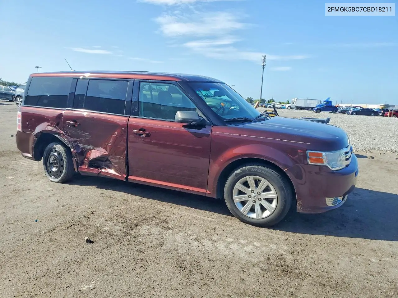 2012 Ford Flex Se VIN: 2FMGK5BC7CBD18211 Lot: 61039926
