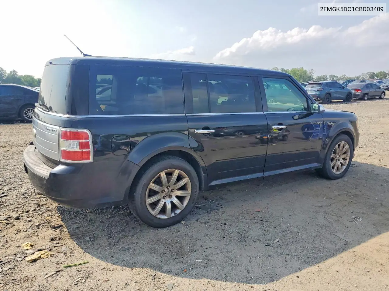 2012 Ford Flex Limited VIN: 2FMGK5DC1CBD03409 Lot: 62083896
