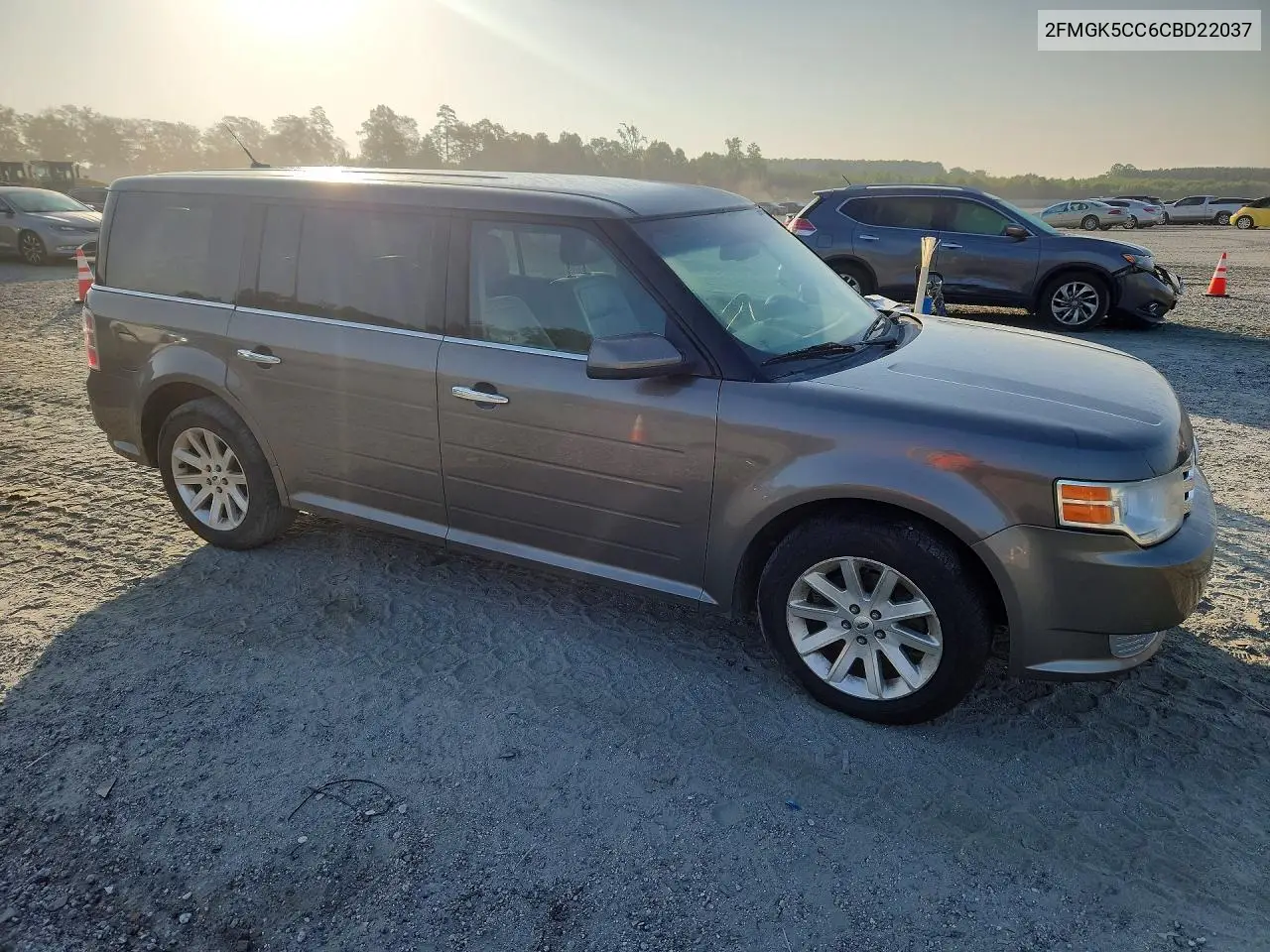 2012 Ford Flex Sel VIN: 2FMGK5CC6CBD22037 Lot: 85963845