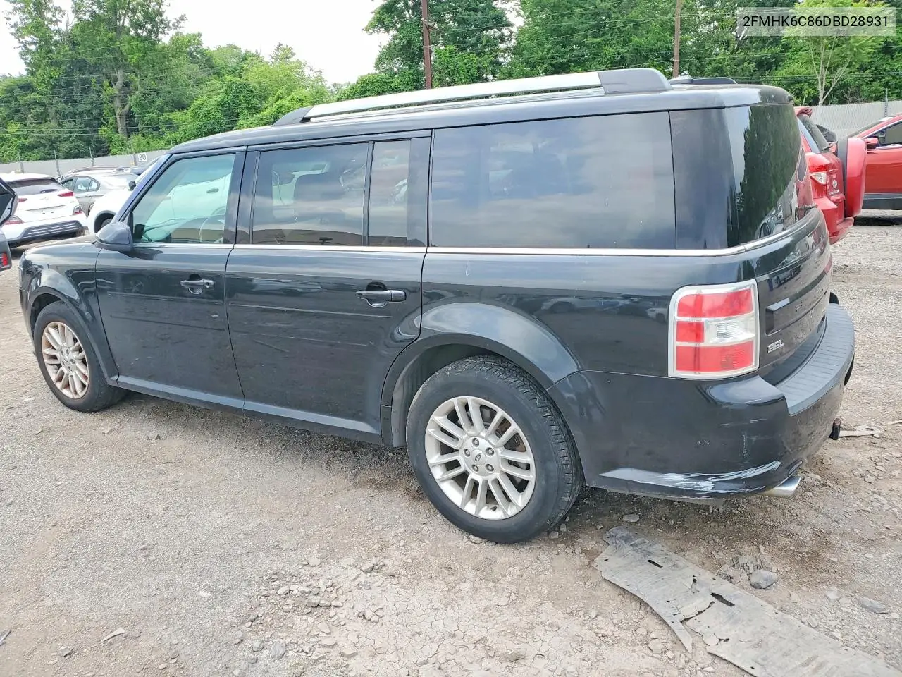 2013 Ford Flex Sel VIN: 2FMHK6C86DBD28931 Lot: 56753316