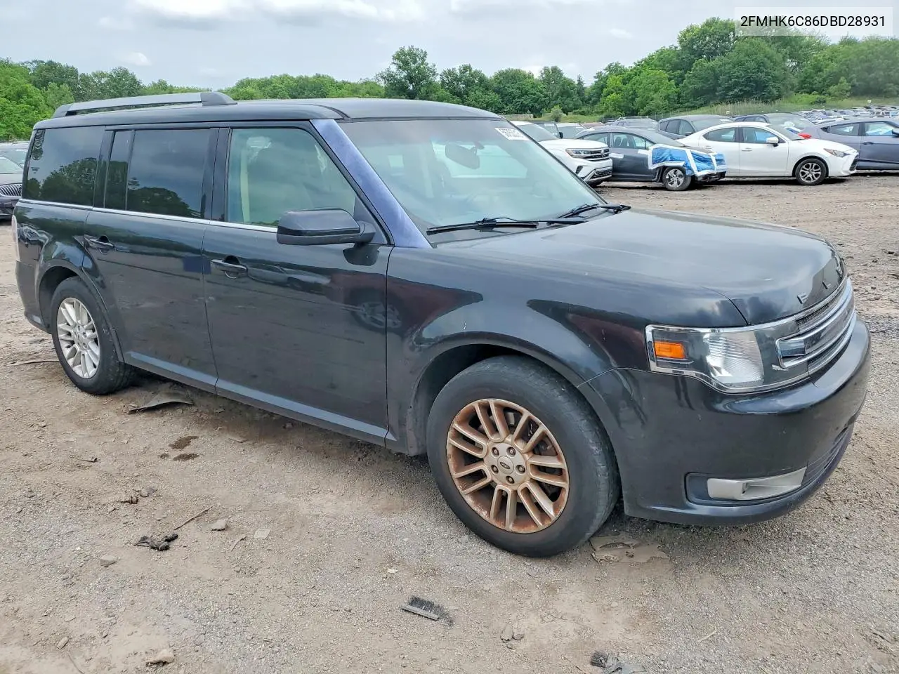 2013 Ford Flex Sel VIN: 2FMHK6C86DBD28931 Lot: 56753316