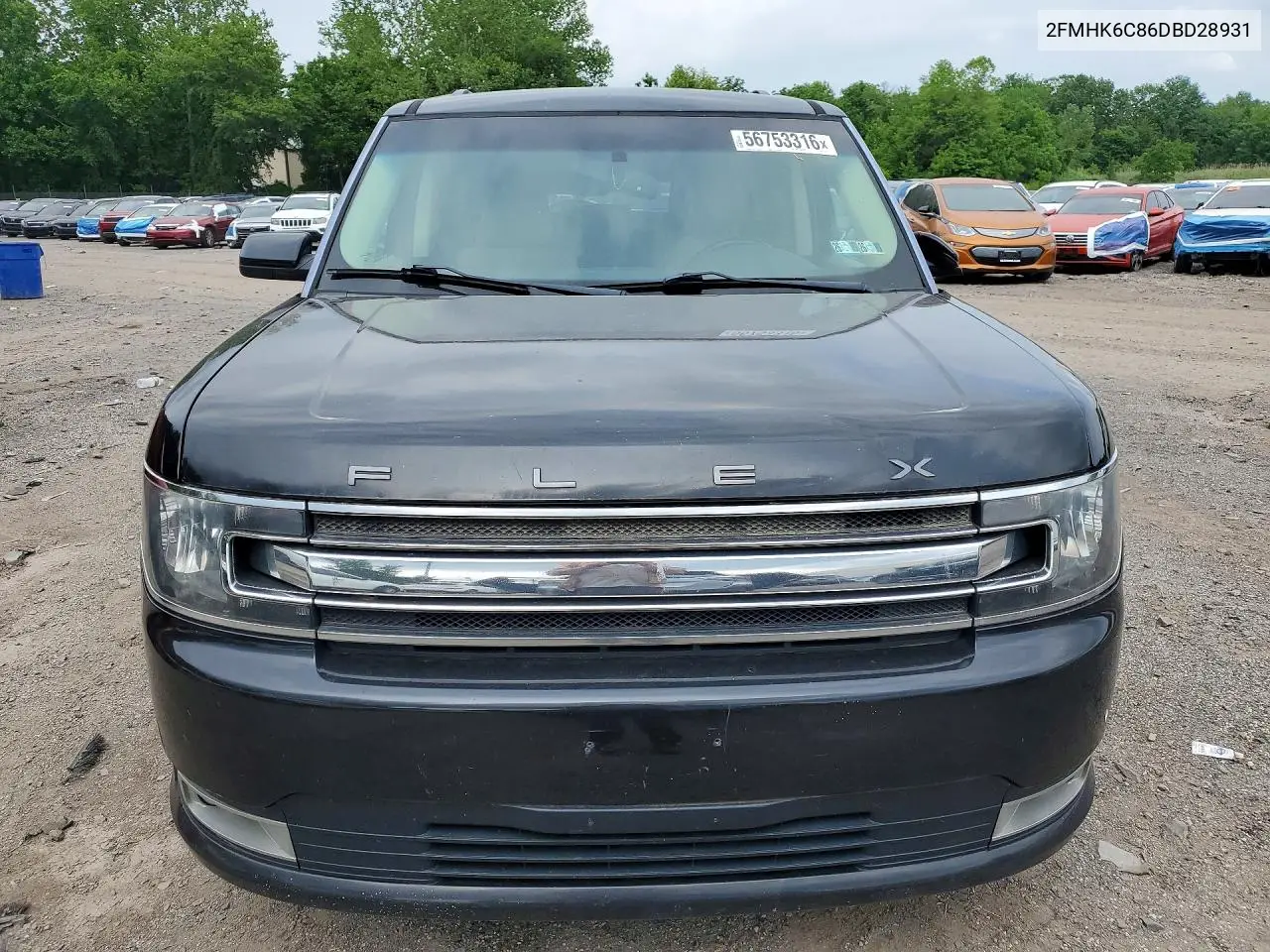 2013 Ford Flex Sel VIN: 2FMHK6C86DBD28931 Lot: 56753316