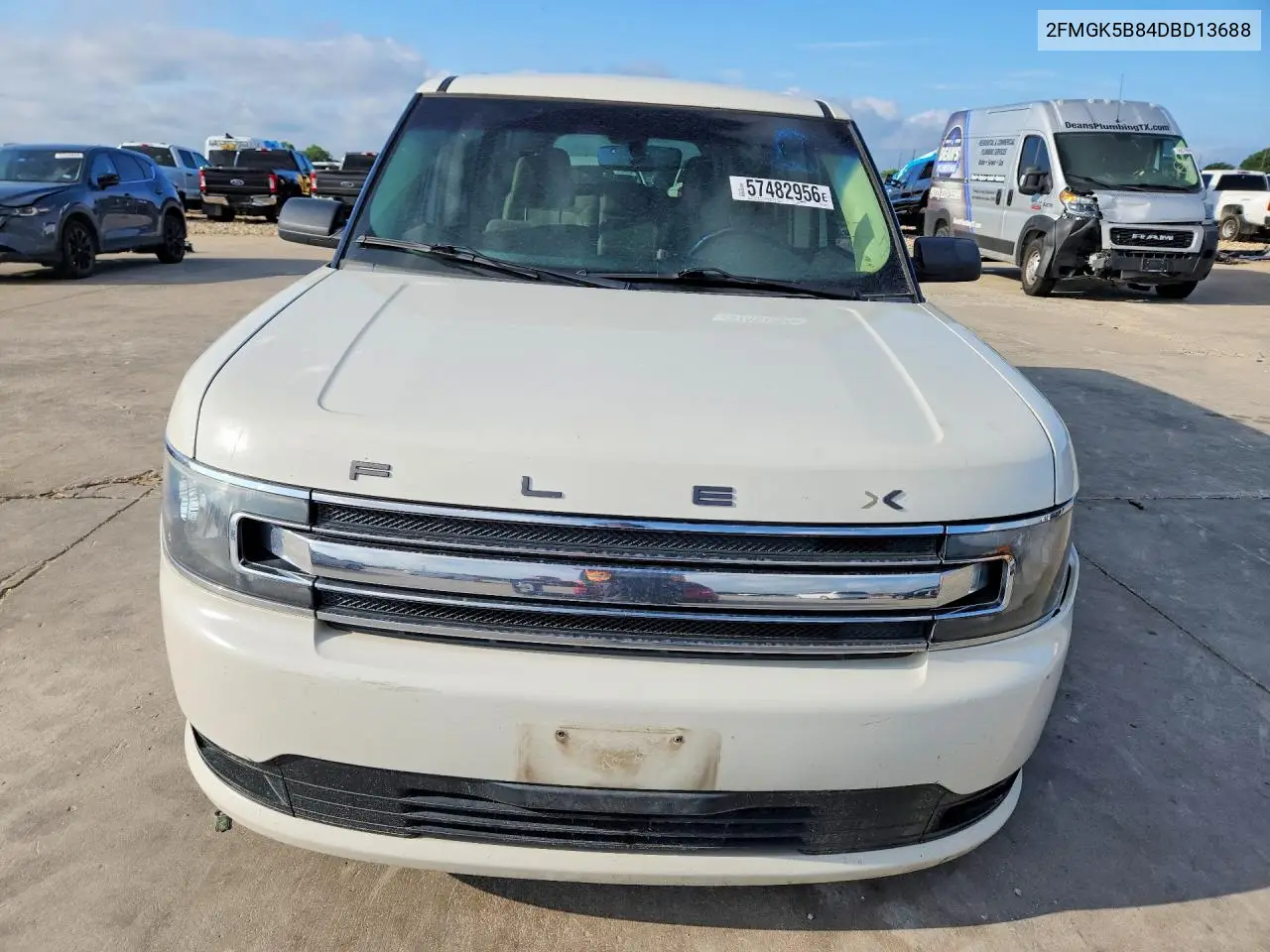 2013 Ford Flex Se VIN: 2FMGK5B84DBD13688 Lot: 57482956