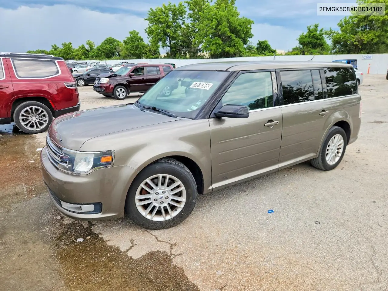 2013 Ford Flex Sel VIN: 2FMGK5C8XDBD14102 Lot: 57678366