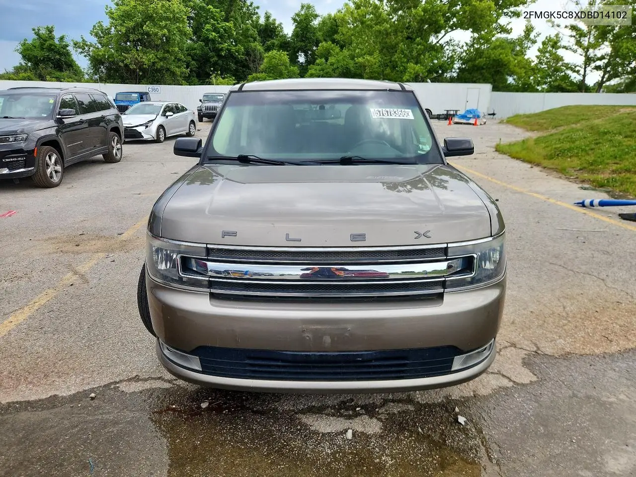 2013 Ford Flex Sel VIN: 2FMGK5C8XDBD14102 Lot: 57678366
