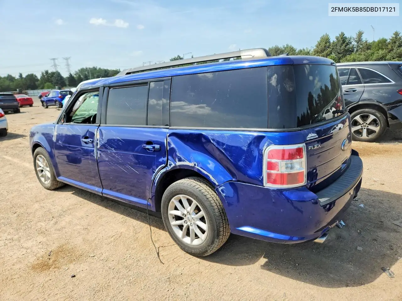 2013 Ford Flex Se VIN: 2FMGK5B85DBD17121 Lot: 59239686