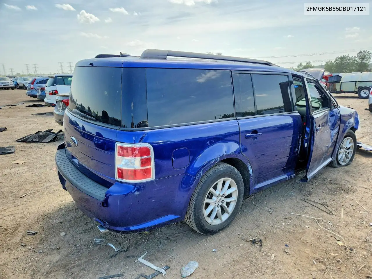 2013 Ford Flex Se VIN: 2FMGK5B85DBD17121 Lot: 59239686