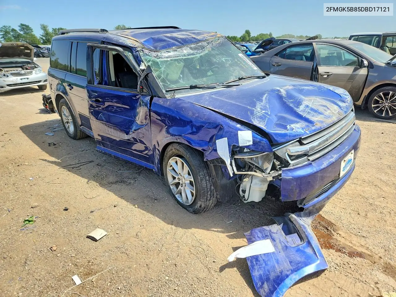 2013 Ford Flex Se VIN: 2FMGK5B85DBD17121 Lot: 59239686