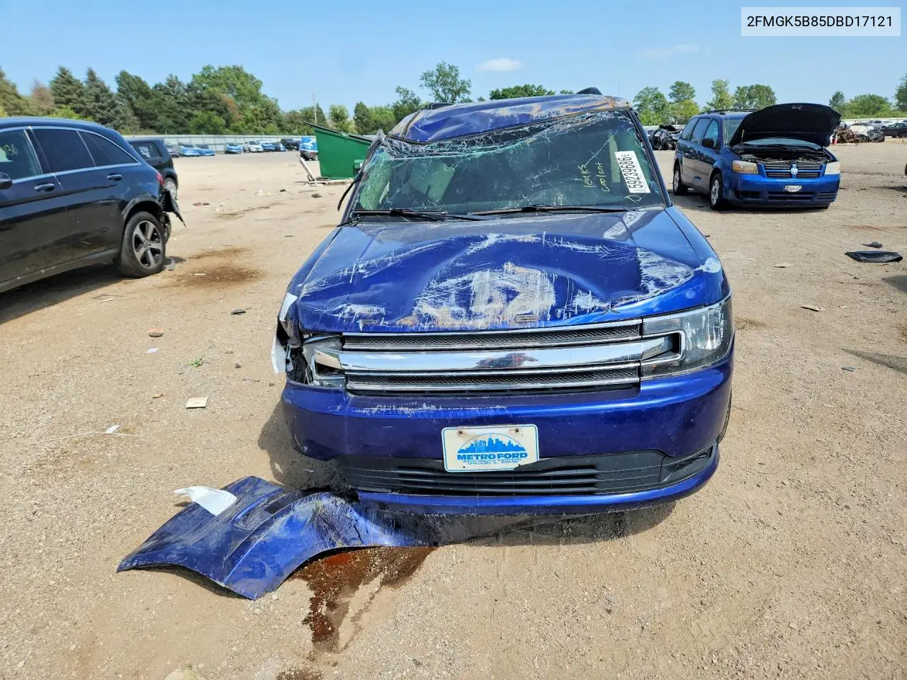 2013 Ford Flex Se VIN: 2FMGK5B85DBD17121 Lot: 59239686